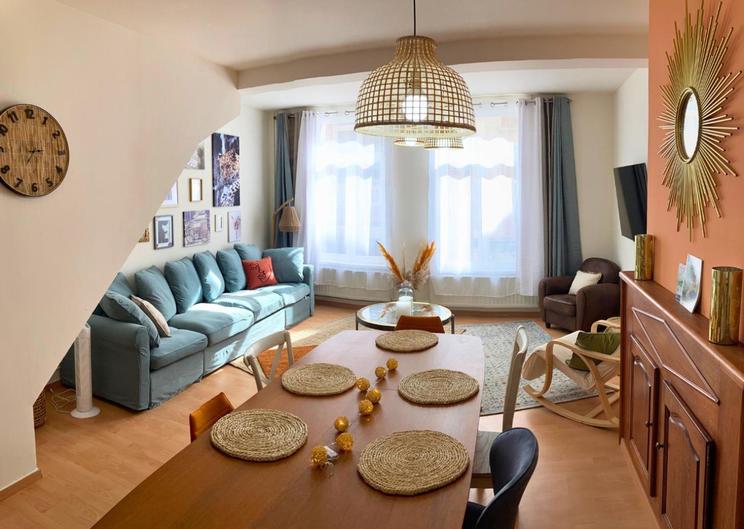 Le Bohemian Chic - 4 Chambres En Hypercentre De Saint-Omer, Ideal Pour Les Groupes Bagian luar foto